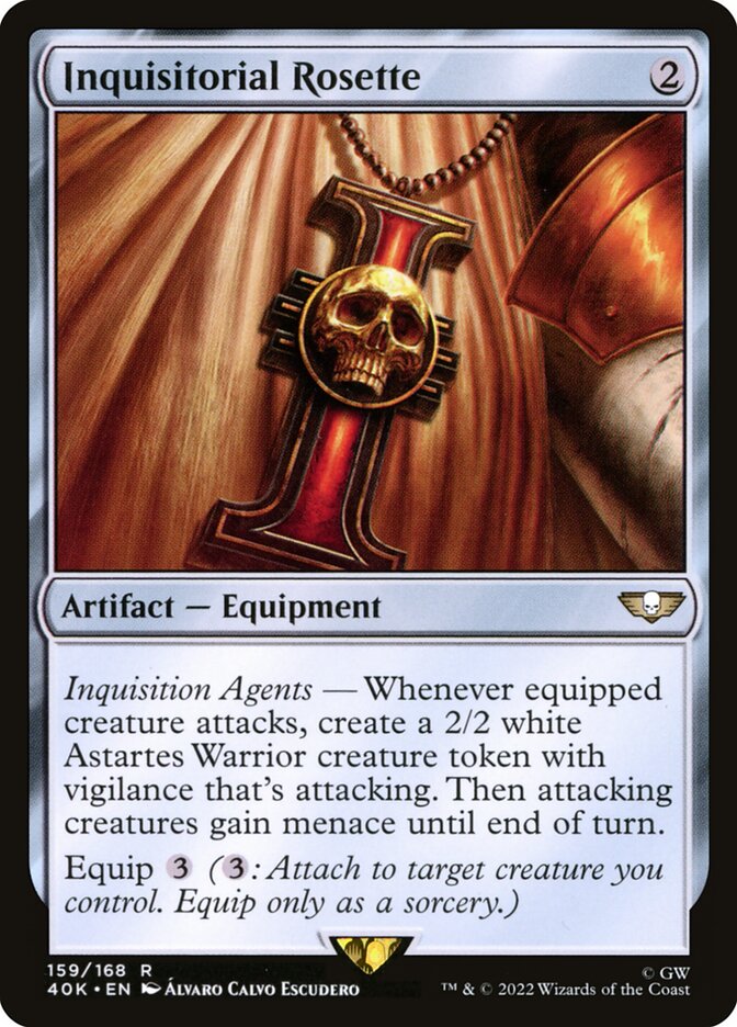 Inquisitorial Rosette (159) - Warhammer 40,000 Commander (40K)