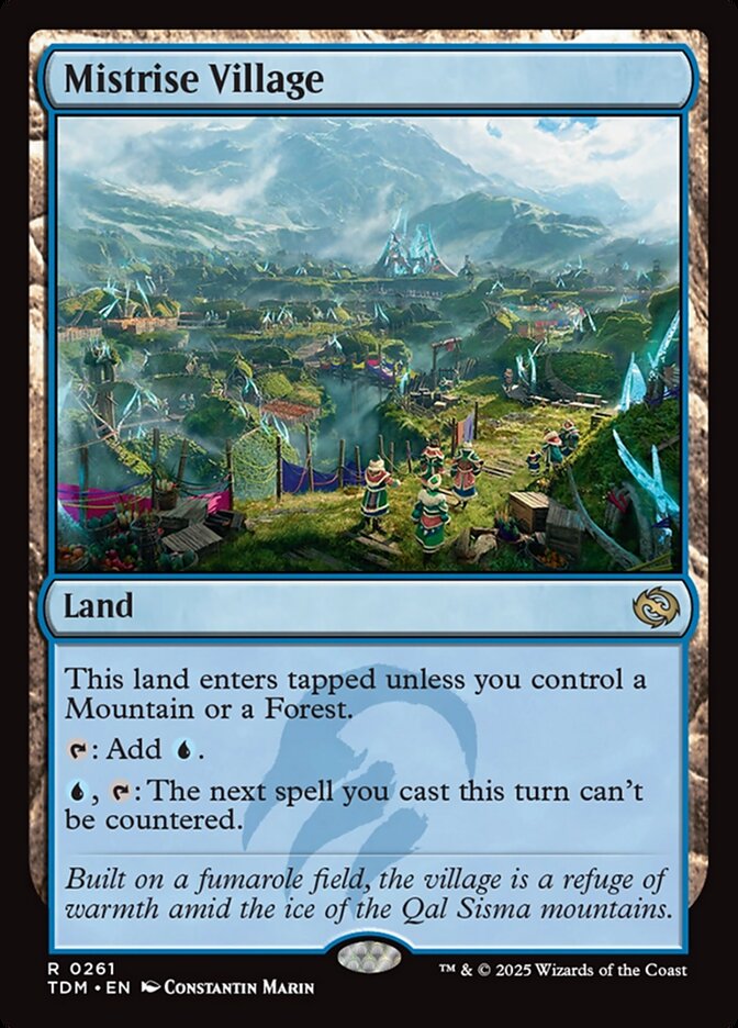 Mistrise Village (261) - [Foil] Tarkir: Dragonstorm (TDM)
