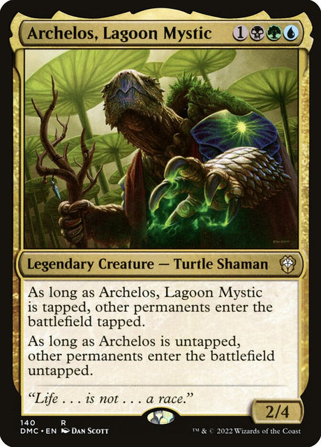 Archelos, Lagoon Mystic (140) - Dominaria United Commander (DMC)