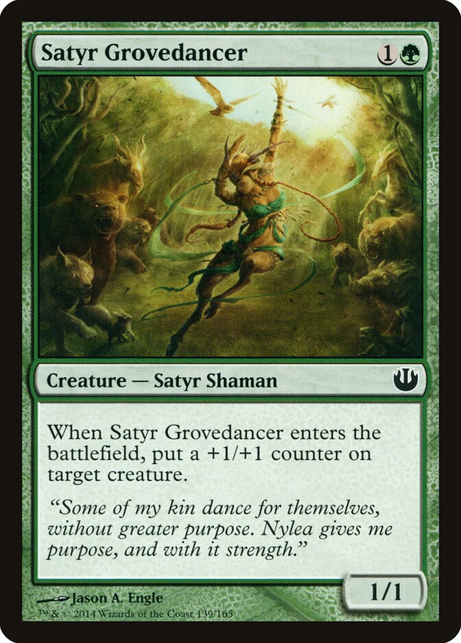 Satyr Grovedancer (139) - Journey into Nyx (JOU)