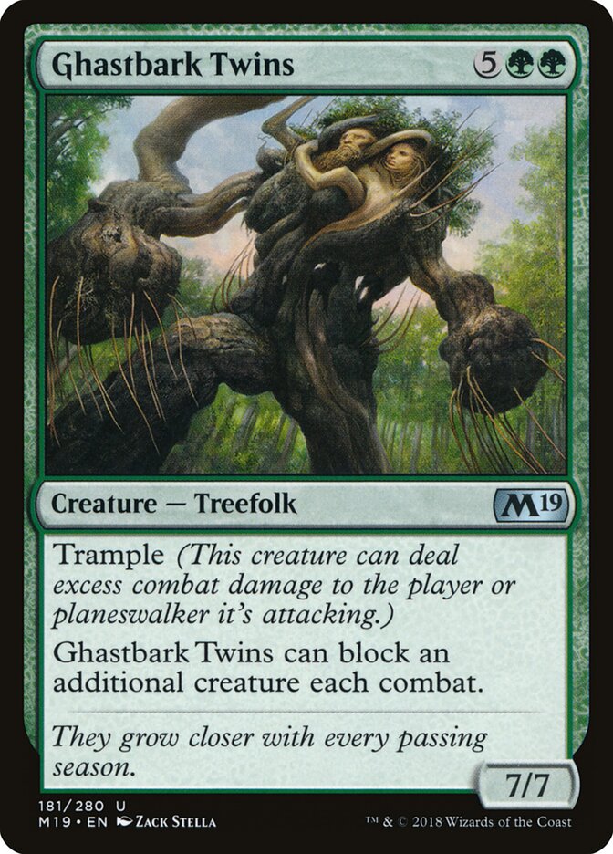 Ghastbark Twins (181) - Core Set 2019 (M19)