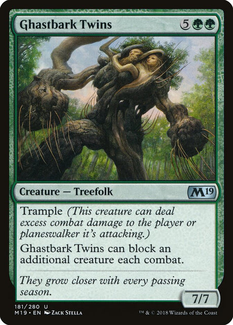 Ghastbark Twins (181) - Core Set 2019 (M19)