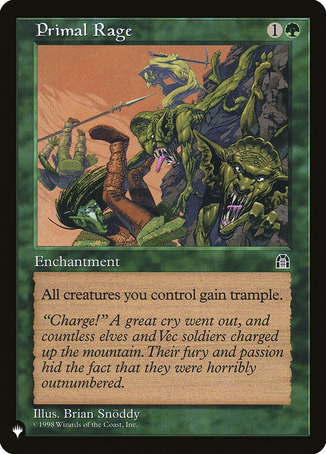 Primal Rage (STH-112) - The List (PLST)