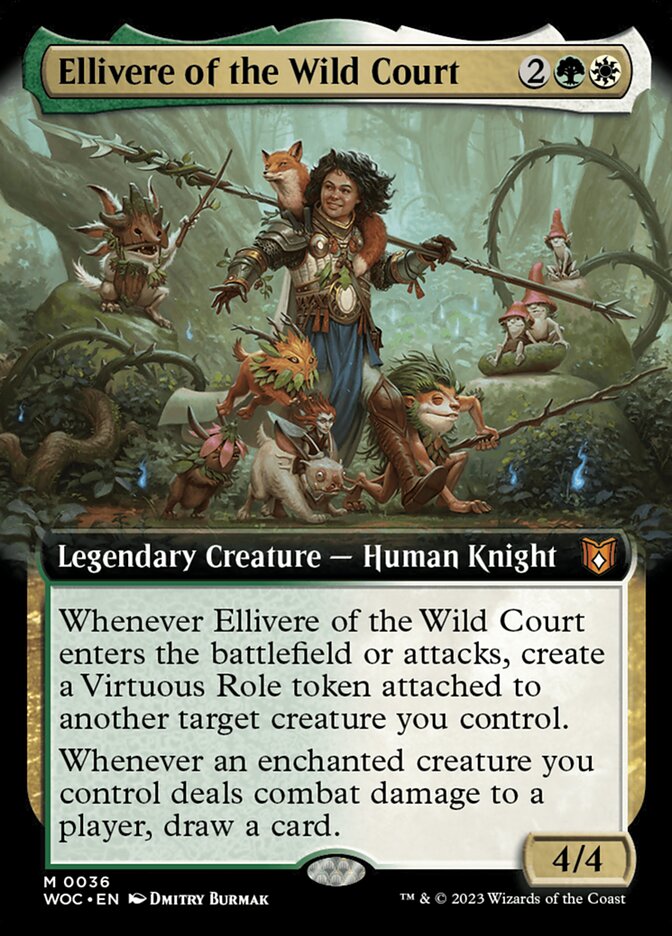 Ellivere of the Wild Court (36) - Wilds of Eldraine Commander (WOC)