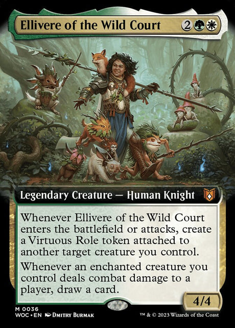 Ellivere of the Wild Court (36) - Wilds of Eldraine Commander (WOC)