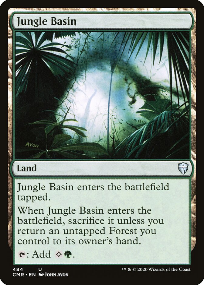 Jungle Basin (484) - Commander Legends (CMR)