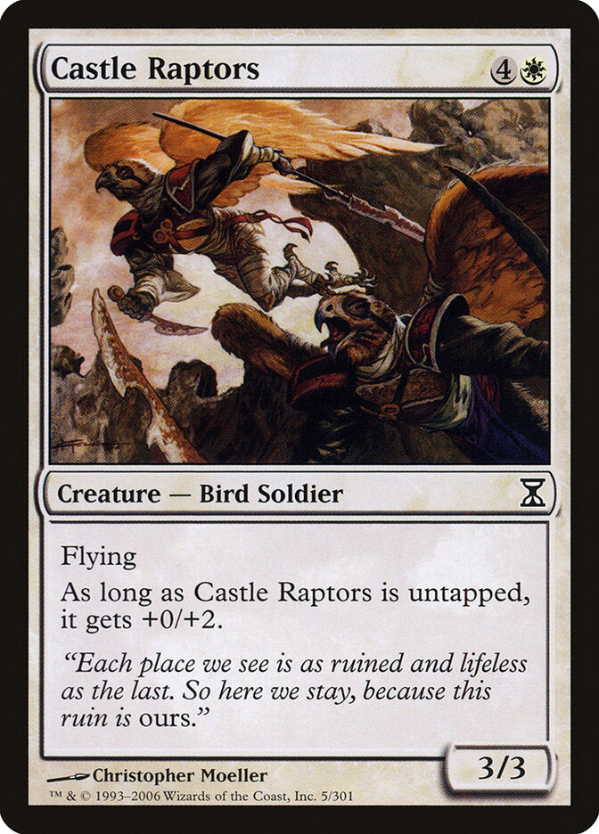 Castle Raptors (5) - Time Spiral (TSP)