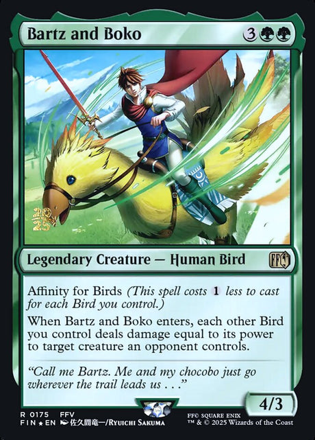 Bartz and Boko (175s) - Final Fantasy Promos (PFIN)