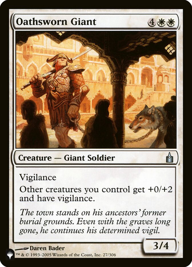Oathsworn Giant (RAV-27) - The List (PLST)