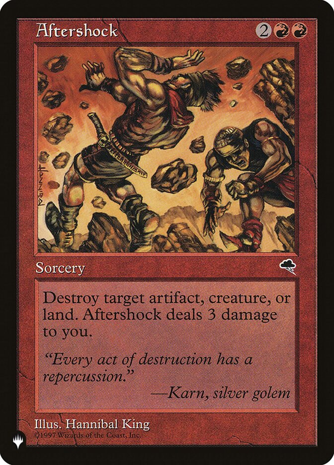 Aftershock - The List (PLST)
