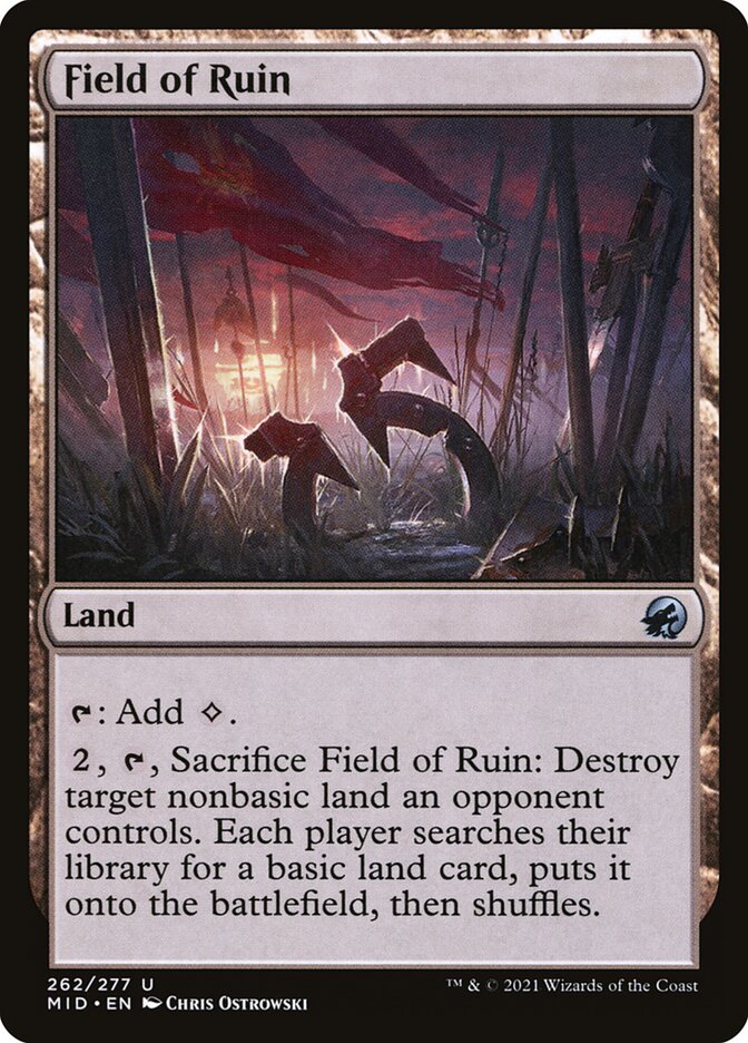 Field of Ruin (262) - Innistrad: Midnight Hunt (MID)