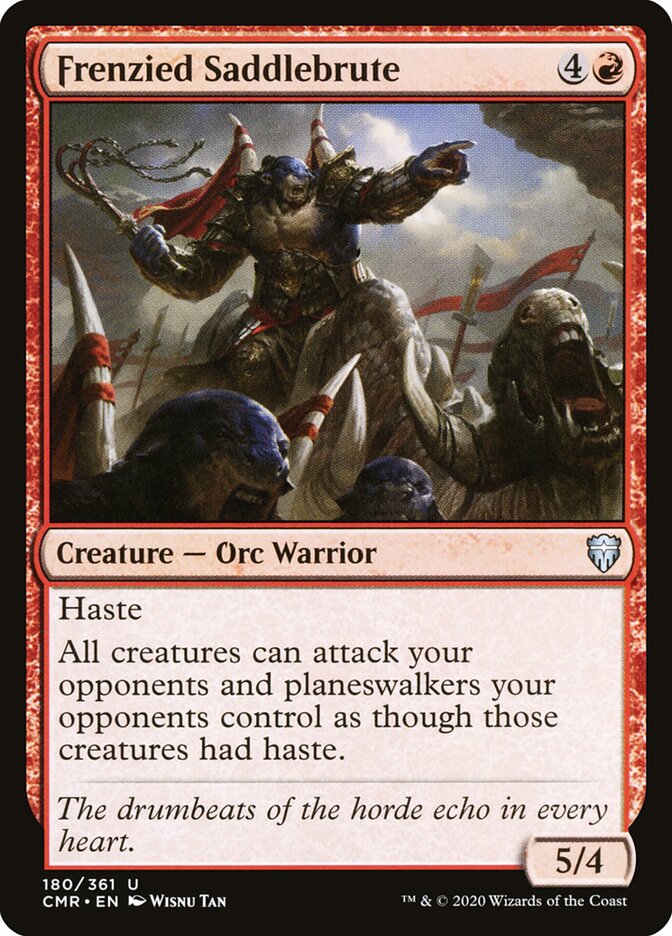 Frenzied Saddlebrute (180) - Commander Legends (CMR)