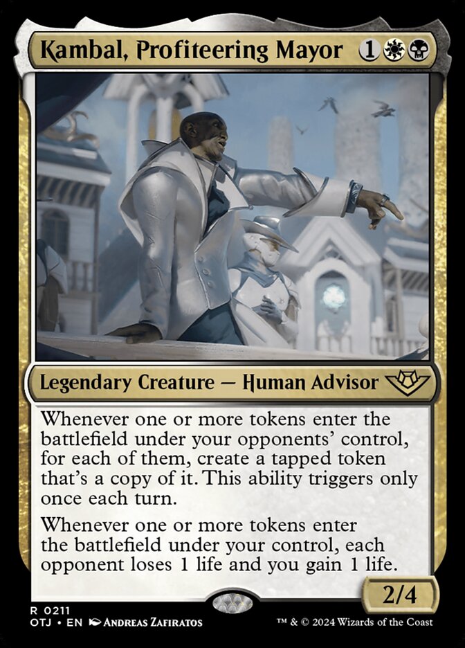 Kambal, Profiteering Mayor - [Foil] Outlaws of Thunder Junction (OTJ)