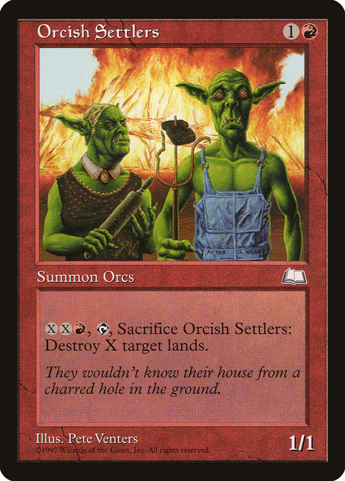 Orcish Settlers (112) - Weatherlight (WTH)