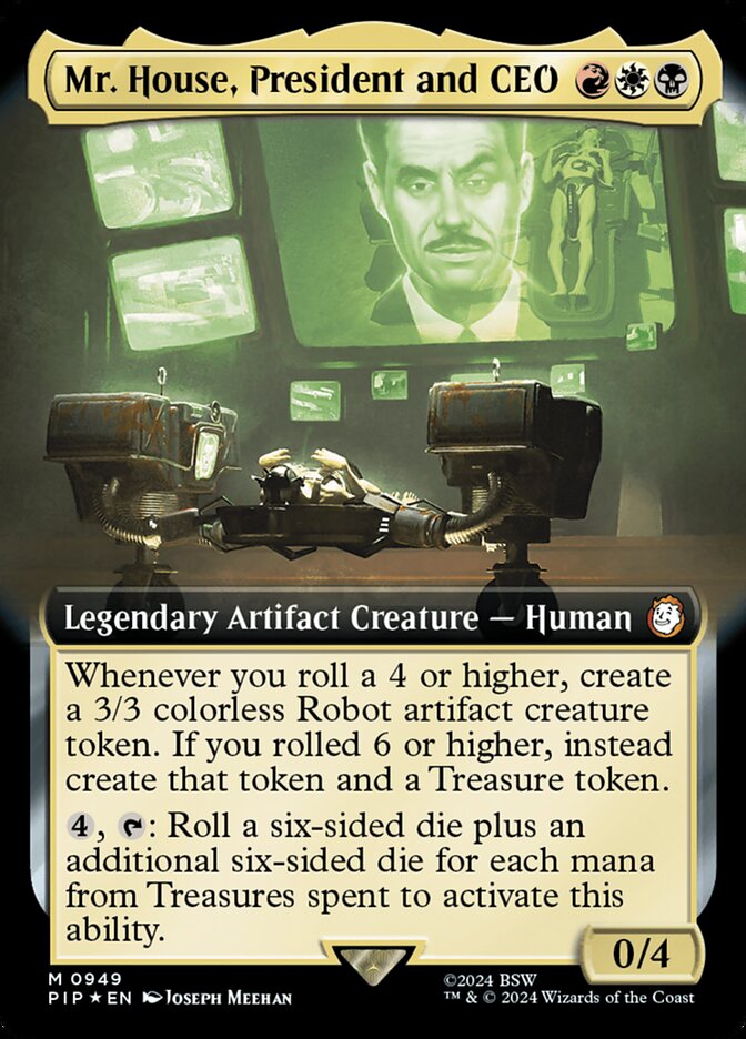 Mr. House, President and CEO - [Surge Foil, Extended Art] Fallout (PIP)