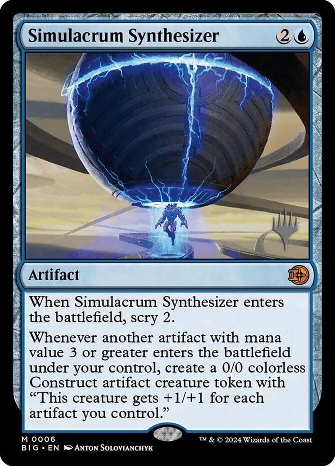 Simulacrum Synthesizer (6p) - The Big Score Promos (PBIG)