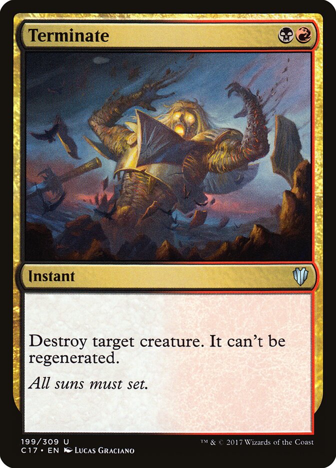 Terminate (199) - Commander 2017 (C17)