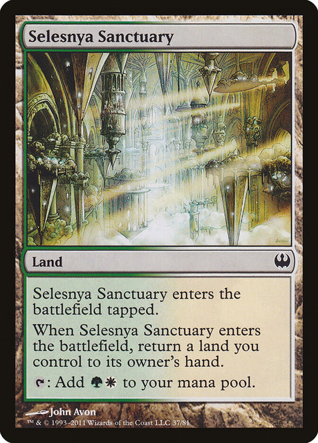 Selesnya Sanctuary (37) - Duel Decks: Knights vs. Dragons (DDG)
