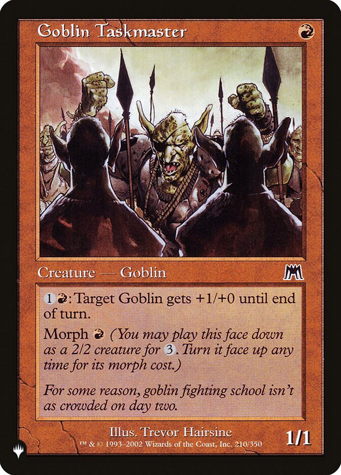 Goblin Taskmaster (ONS-210) - The List (PLST)