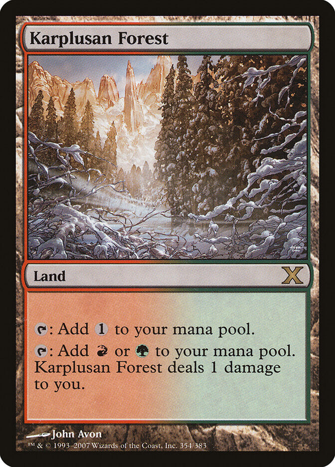 Karplusan Forest (354) - Tenth Edition (10E)
