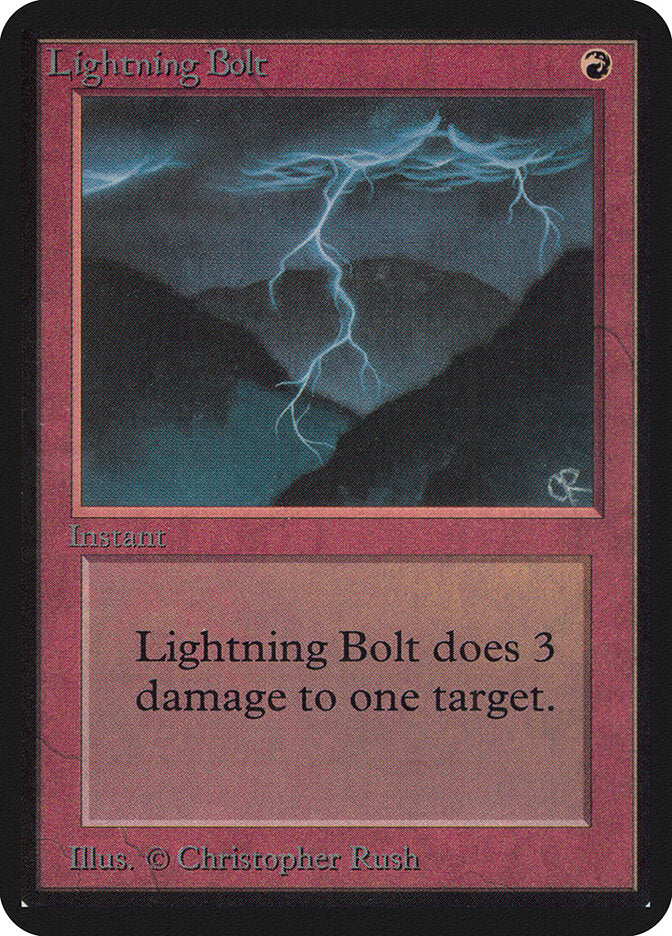 Lightning Bolt (161) - Limited Edition Alpha (LEA)