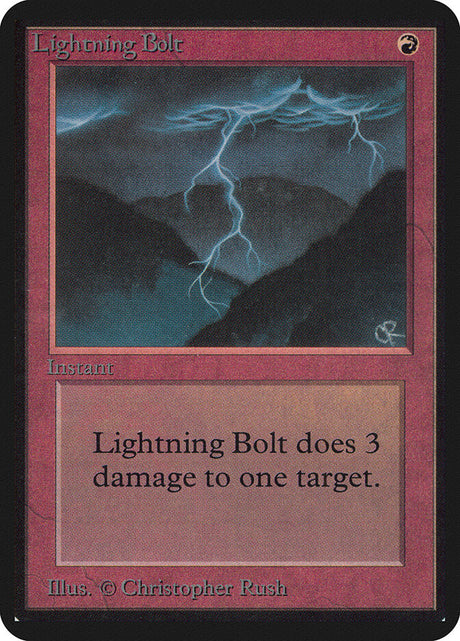 Lightning Bolt (161) - Limited Edition Alpha (LEA)