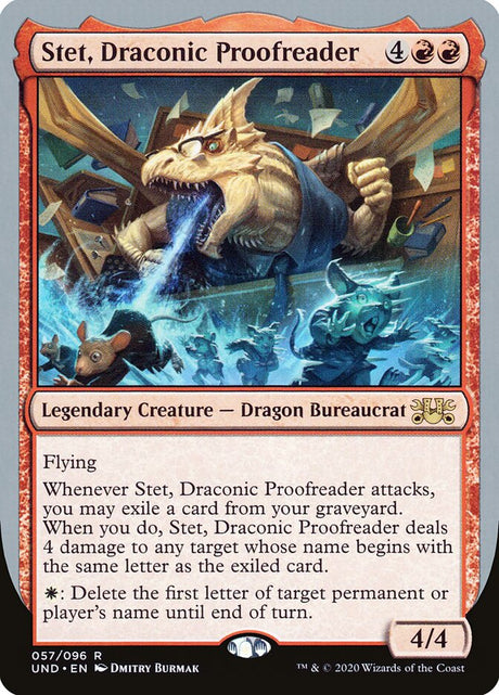 Stet, Draconic Proofreader (57) - Unsanctioned (UND)