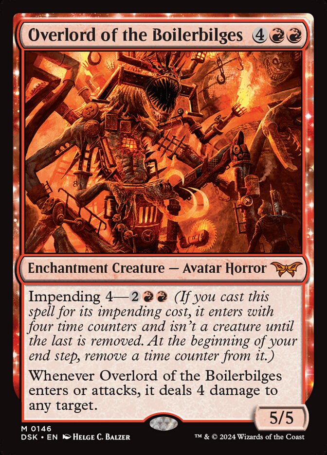 Overlord of the Boilerbilges - [Foil] Duskmourn: House of Horror (DSK)