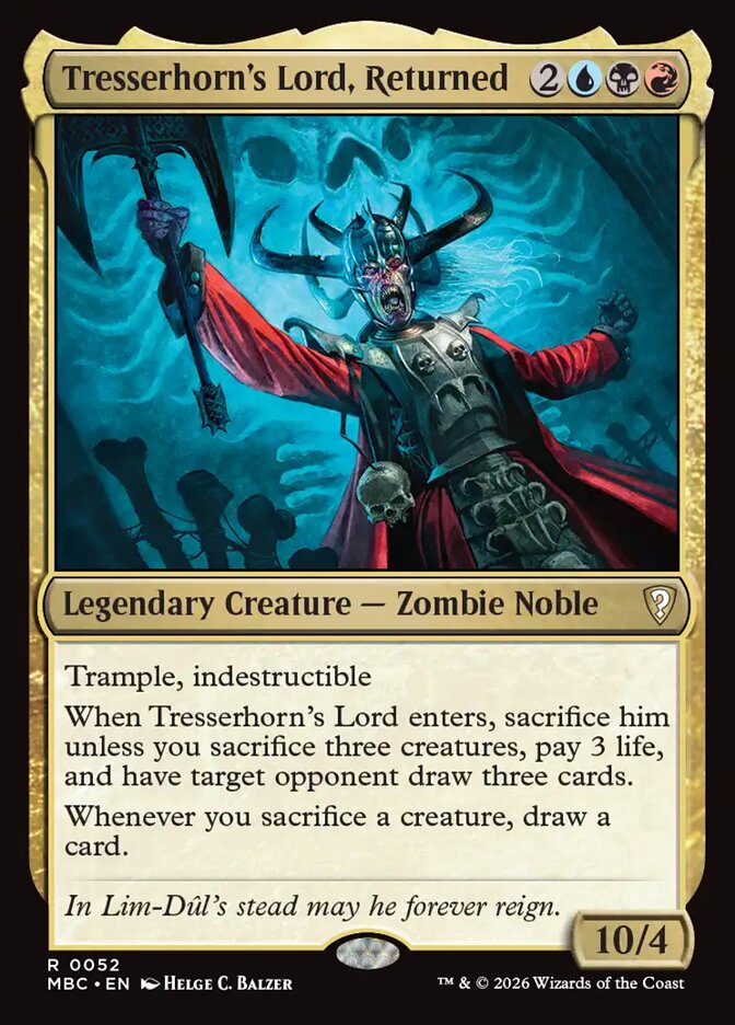 Tresserhorn's Lord, Returned (52) - Mystery Booster Commander Edition (MBC)