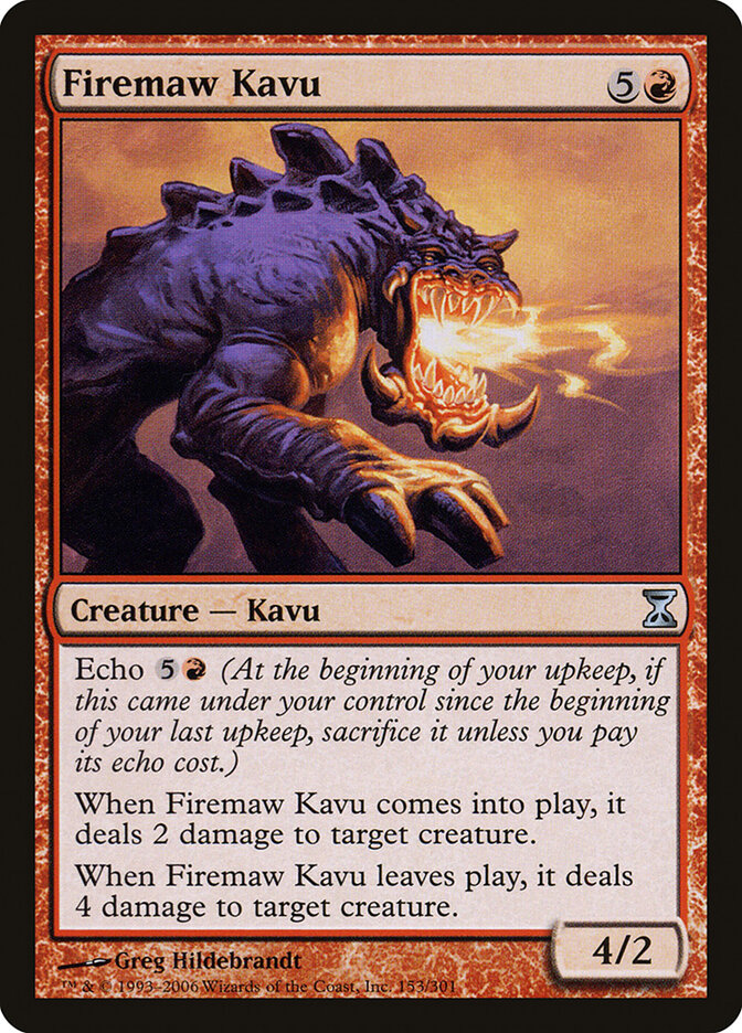 Firemaw Kavu (153) - Time Spiral (TSP)