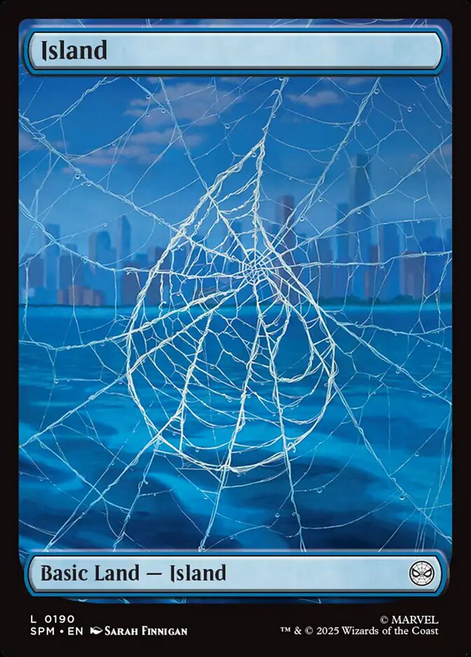 Island (190) - [Foil, Full Art] Marvel's Spider-Man (SPM)
