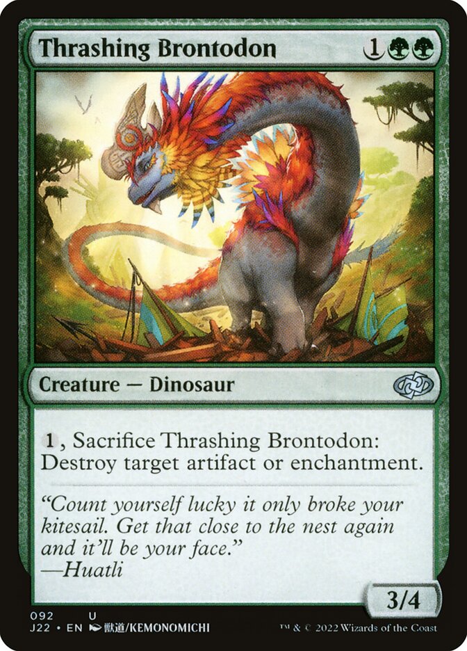 Thrashing Brontodon (92) - Jumpstart 2022 (J22)