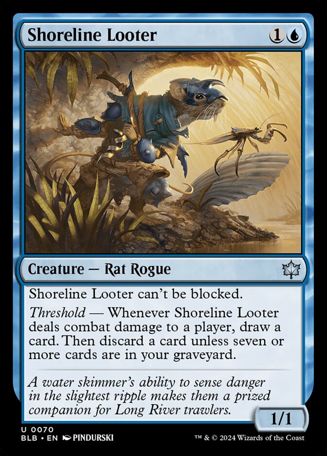Shoreline Looter - [Foil] Bloomburrow (BLB)