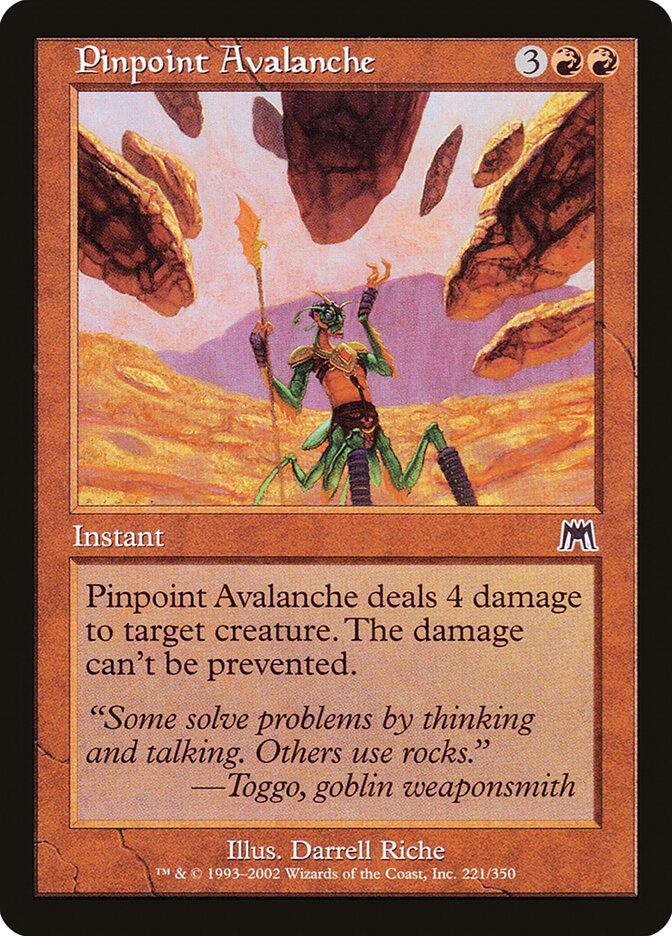 Pinpoint Avalanche (221) - Onslaught (ONS)
