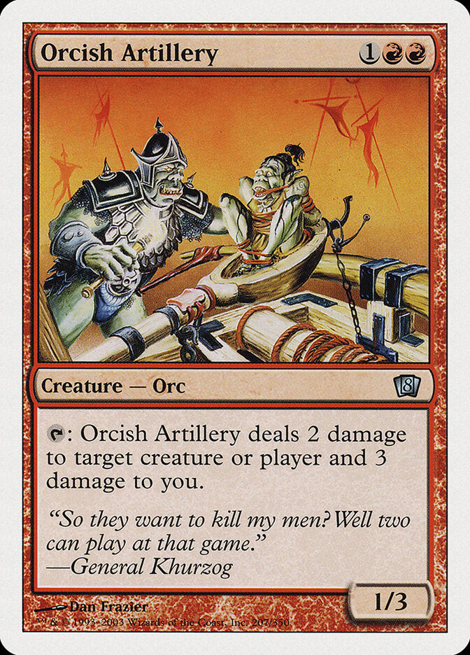 Orcish Artillery (207) - Eighth Edition (8ED)