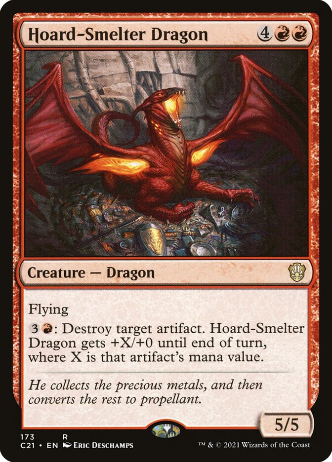 Hoard-Smelter Dragon (173) - Commander 2021 (C21)