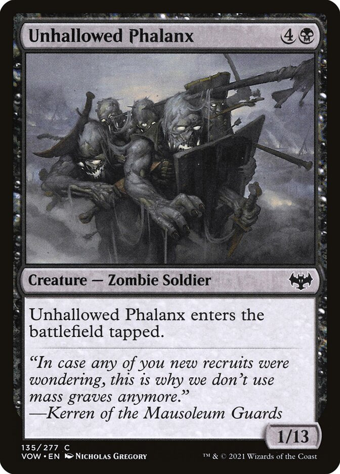 Unhallowed Phalanx (135) - Innistrad: Crimson Vow (VOW)