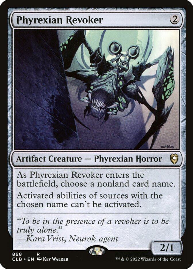 Phyrexian Revoker (868) - Commander Legends: Battle for Baldur's Gate (CLB)