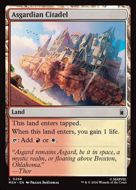 Asgardian Citadel (258) - Marvel Super Heroes (MSH)
