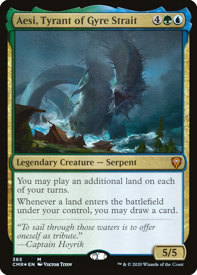 Aesi, Tyrant of Gyre Strait (365) - Commander Legends (CMR)