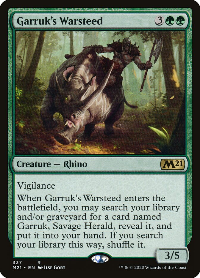 Garruk's Warsteed (337) - Core Set 2021 (M21)