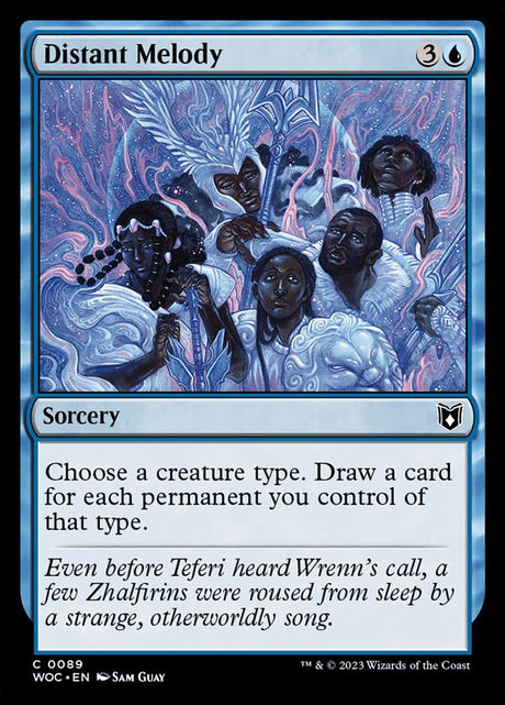 Distant Melody (89) - Wilds of Eldraine Commander (WOC)