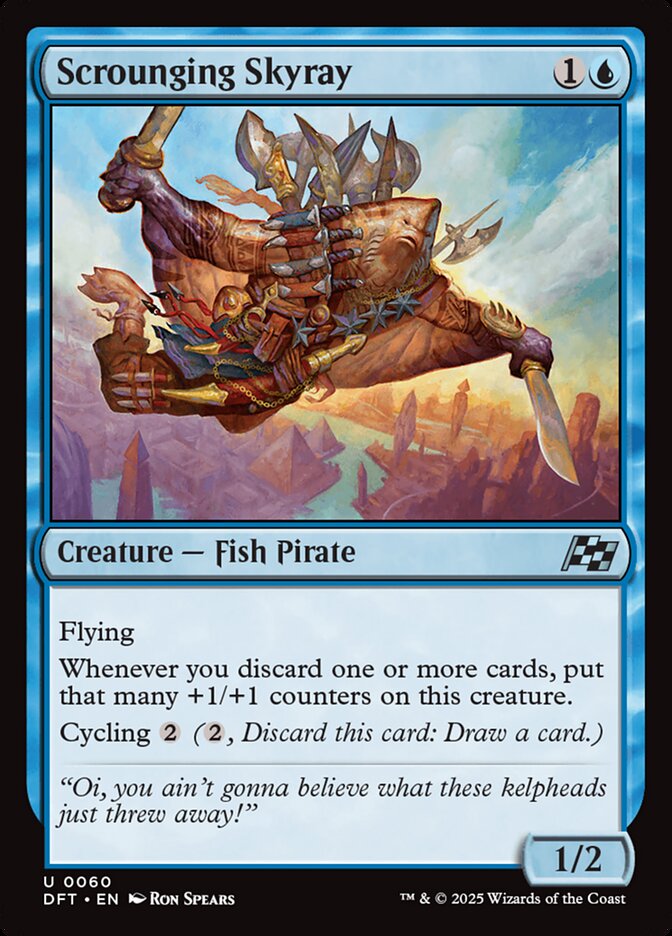 Scrounging Skyray - [Foil] Aetherdrift (DFT)