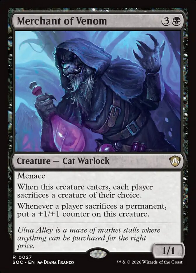 Merchant of Venom (27) - Secrets of Strixhaven Commander (SOC)