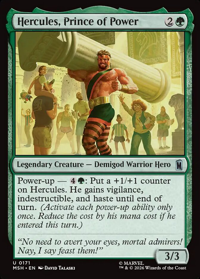 Hercules, Prince of Power (171) - Marvel Super Heroes (MSH)