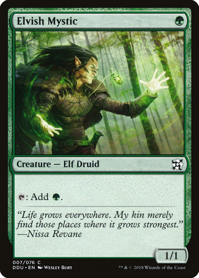 Elvish Mystic (7) - Duel Decks: Elves vs. Inventors (DDU)