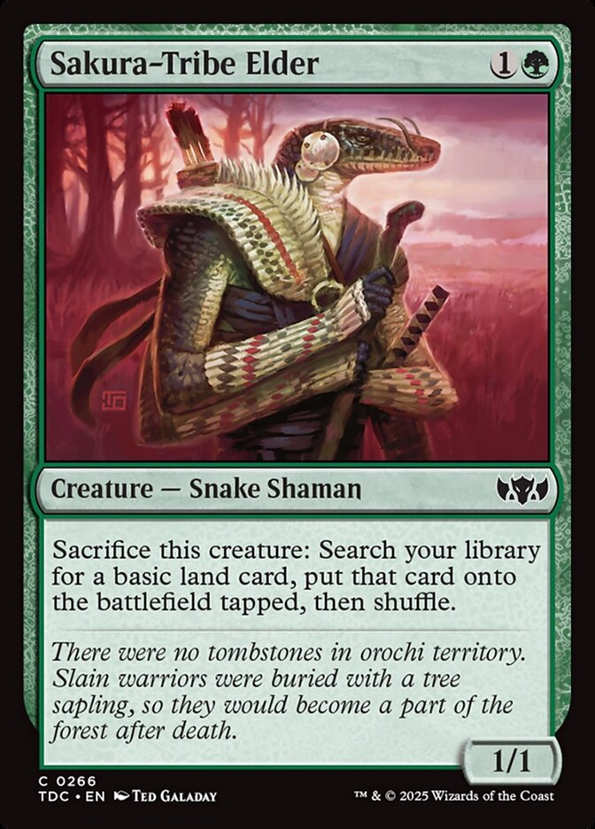 Sakura-Tribe Elder (266) - Tarkir: Dragonstorm Commander (TDC)