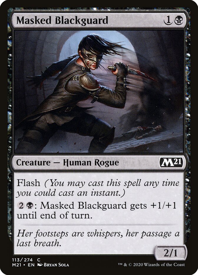 Masked Blackguard (113) - Core Set 2021 (M21)