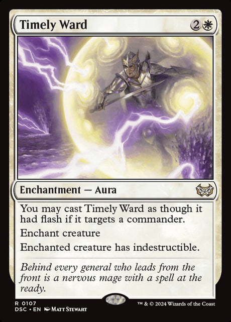 Timely Ward (107) - Duskmourn: House of Horror Commander (DSC)
