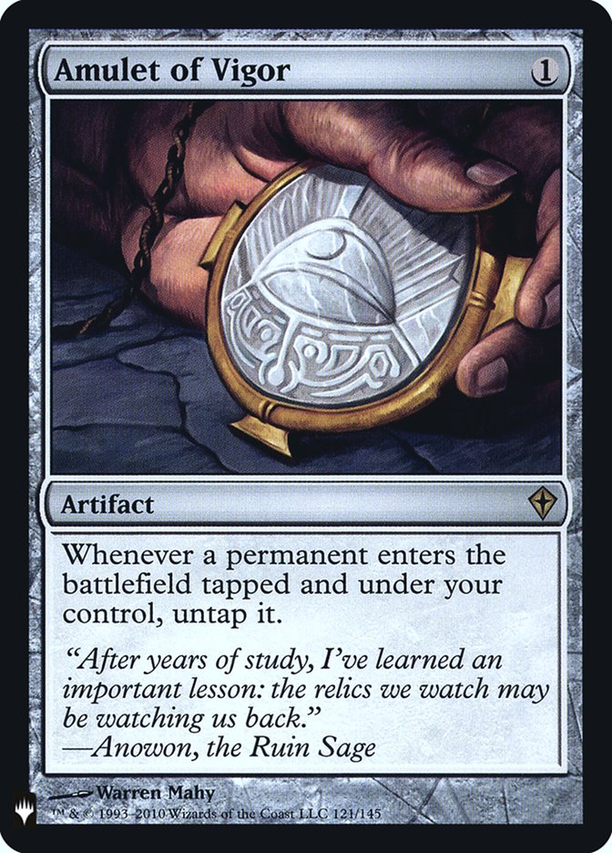 Amulet of Vigor - [Foil] The List (PLST)